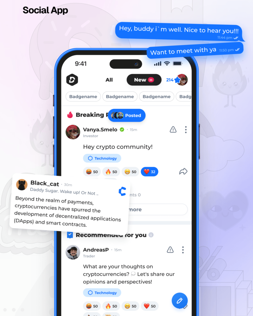 Social network app